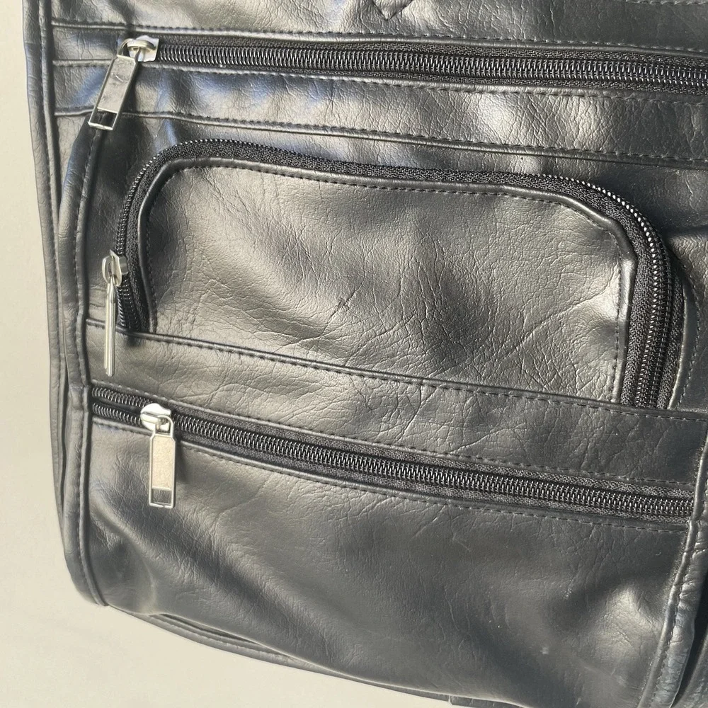 Men's Black Briefcase Laptop Bag